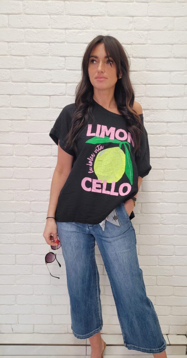 Bluzka limones czarna