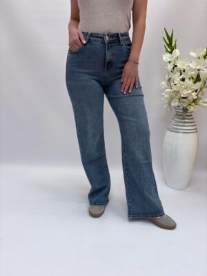 Spodnie jeans prosta nogawka (plus size)  DJ2561