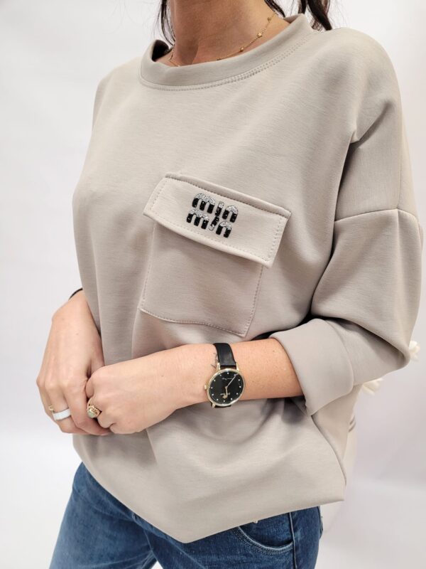 Bluza krótka min min cappuccino KG - obrazek 2