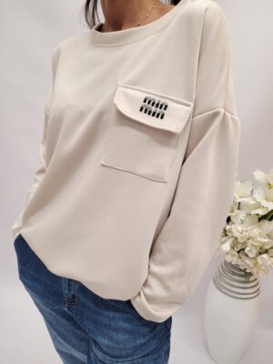 Bluza krótka min min beż KG