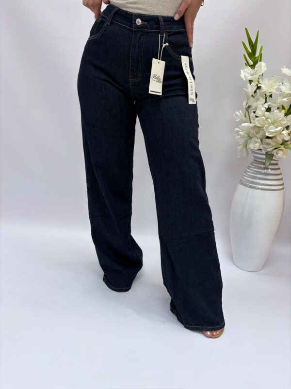 Spodnie jeans wide leg Hello Miss - obrazek 2