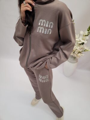 Dres rozpinany min cappucciono