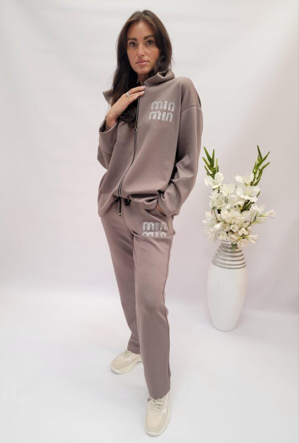 Dres rozpinany min cappucciono - obrazek 2