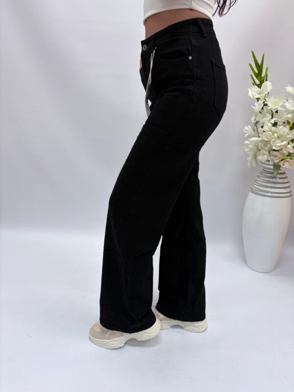 Spodnie jeans czarne Sisster 8005-6 - obrazek 3