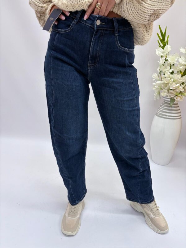 Spodnie jeans balloon fit 3006-1 - obrazek 4