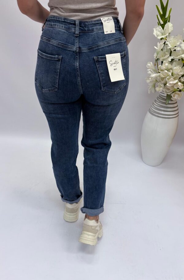 Spodnie jeans Mom fit 8006-2 - obrazek 4