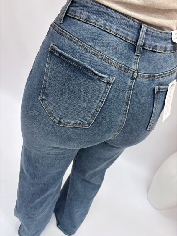 Spodnie jeans prosta nogawka (plus size)  DJ2561 - obrazek 4