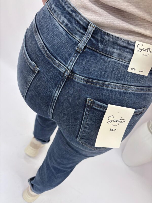 Spodnie jeans Mom fit 8006-2 - obrazek 5