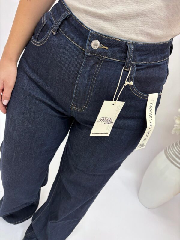 Spodnie jeans wide leg Hello Miss - obrazek 5