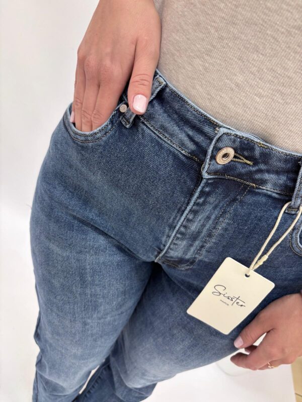 Spodnie jeans Mom fit 8006-2 - obrazek 6