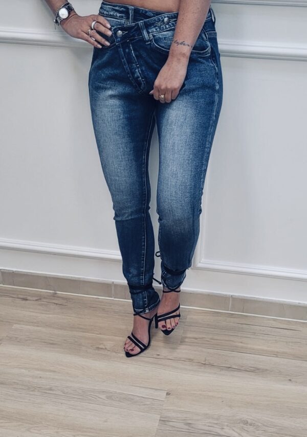 Spodnie jeans biodrówki 98277 - obrazek 4