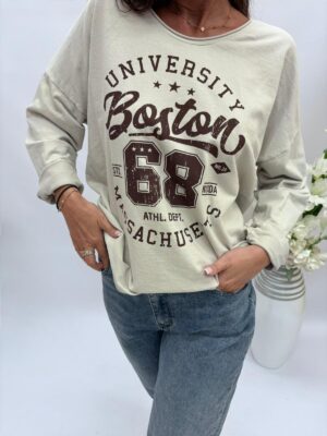Bluza boston beż