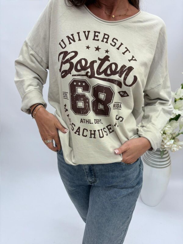 Bluza boston beż