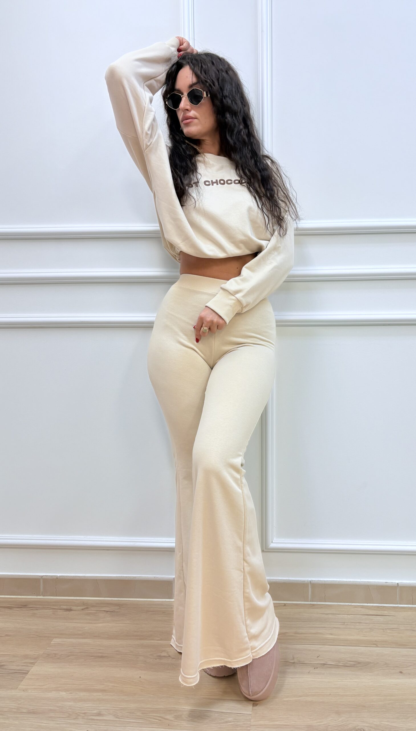 Komplet dresowy HOT CHOCOLATE- latte