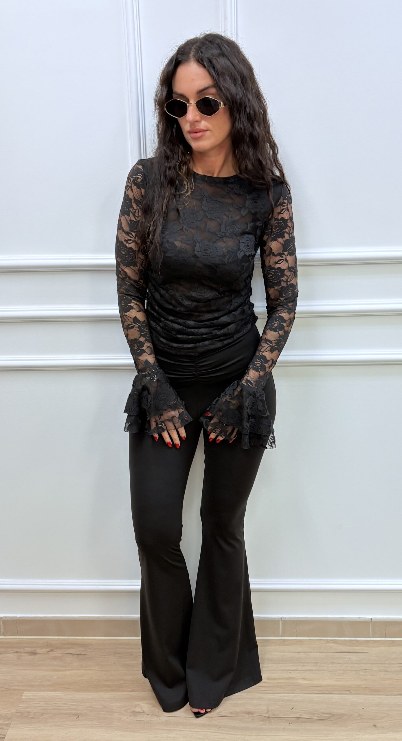 Bluzka damska koronkowa