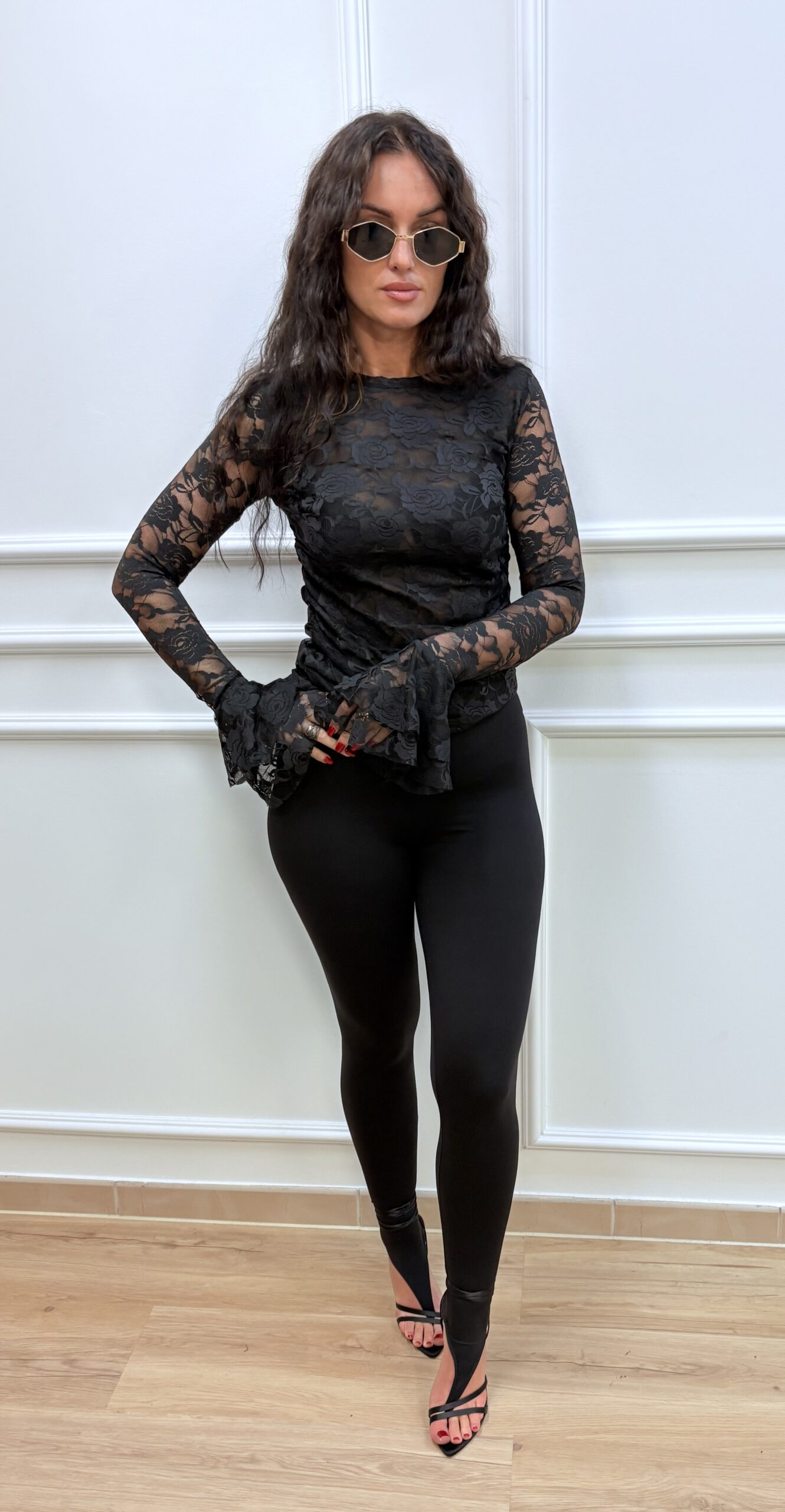 Legginsy z zakładką na palec - obrazek 2