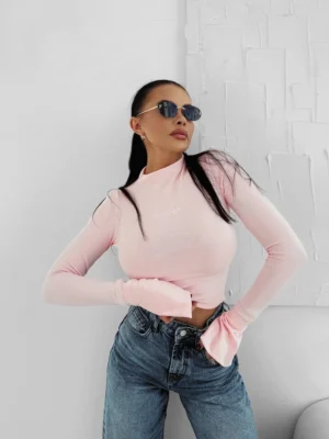 Bluzka damska OLAVOGA AUTUMN- pudrowy róż