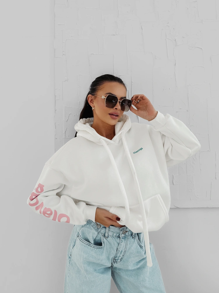 Bluza damska OLAVOGA PURE COMFORT- biała - obrazek 2