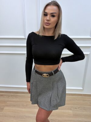 Spódniczko-spodenki- szare/jodełka /04