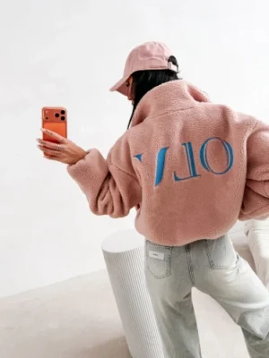 Kurtka damska OLAVOGA LORIA pudrowy róż