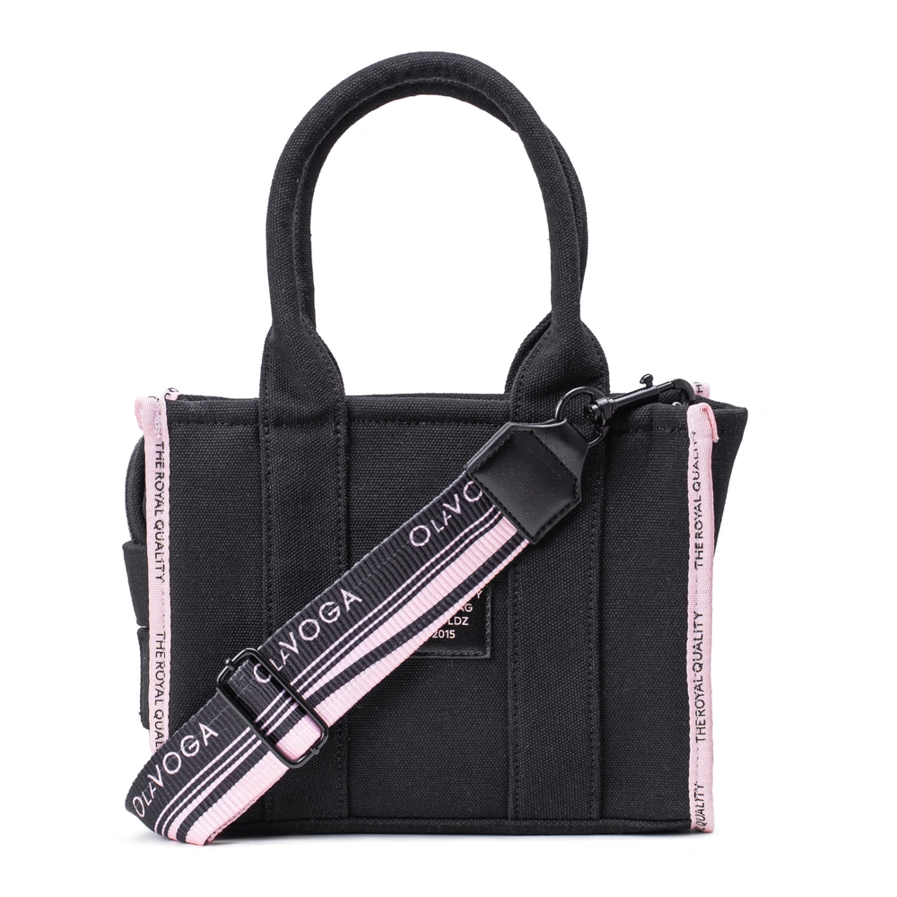 Torebka OLAVOGA NALA czarna- pudrowy róż - obrazek 5