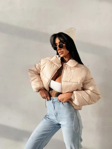 Kurtka damska OLAVOGA YUE SPRING beżowa