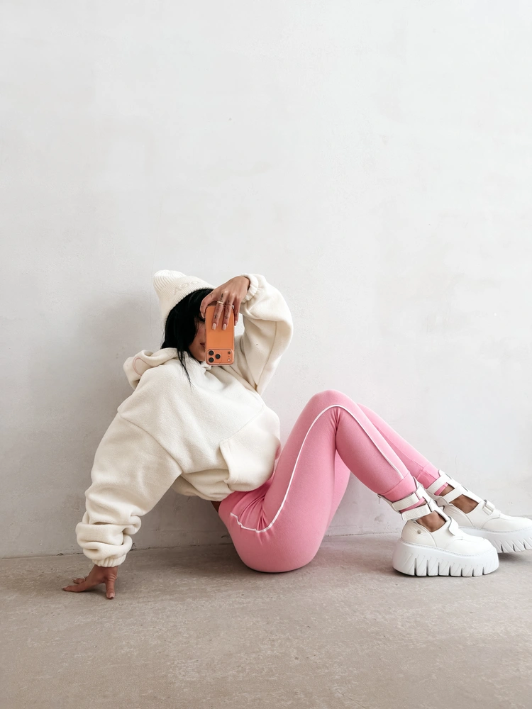 Bluza damska OLAVOGA MERIDIAN ecru - obrazek 4