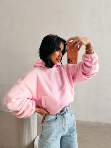 Bluza damska OLAVOGA MERIDIAN pudrowy róż