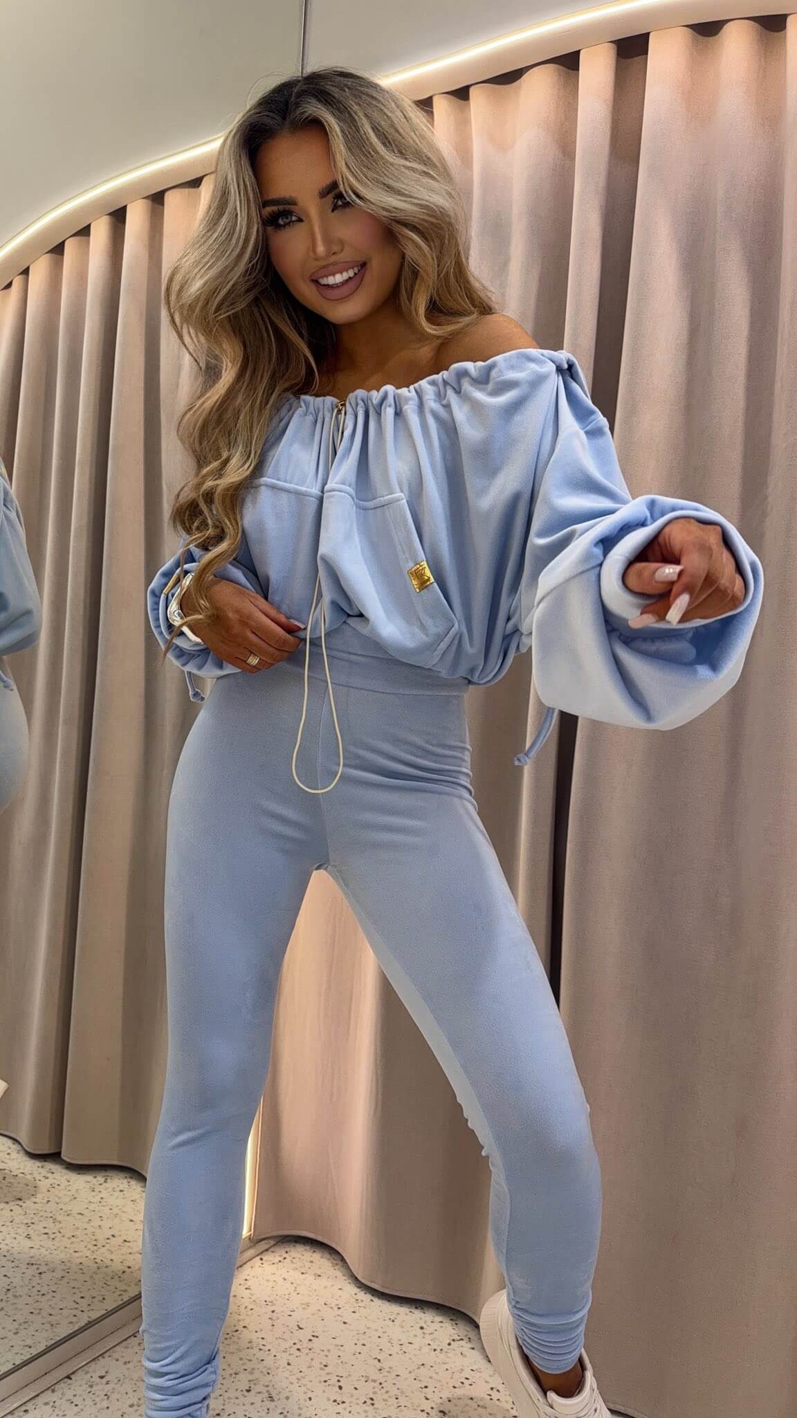 Komplet damski LAMONNE CHILL niebieski - obrazek 3