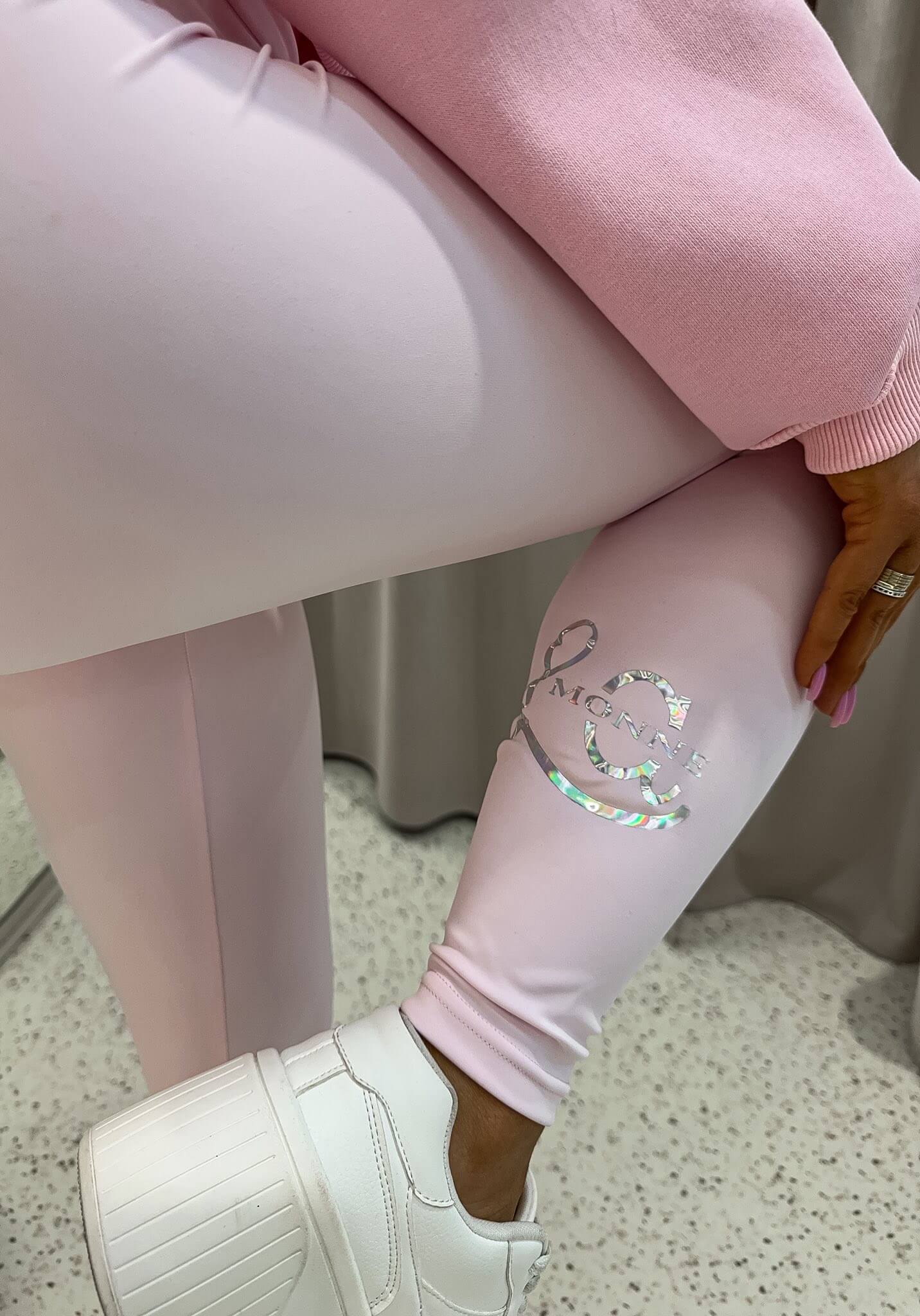 Komplet damski LAMONNE HOLO pink - obrazek 3