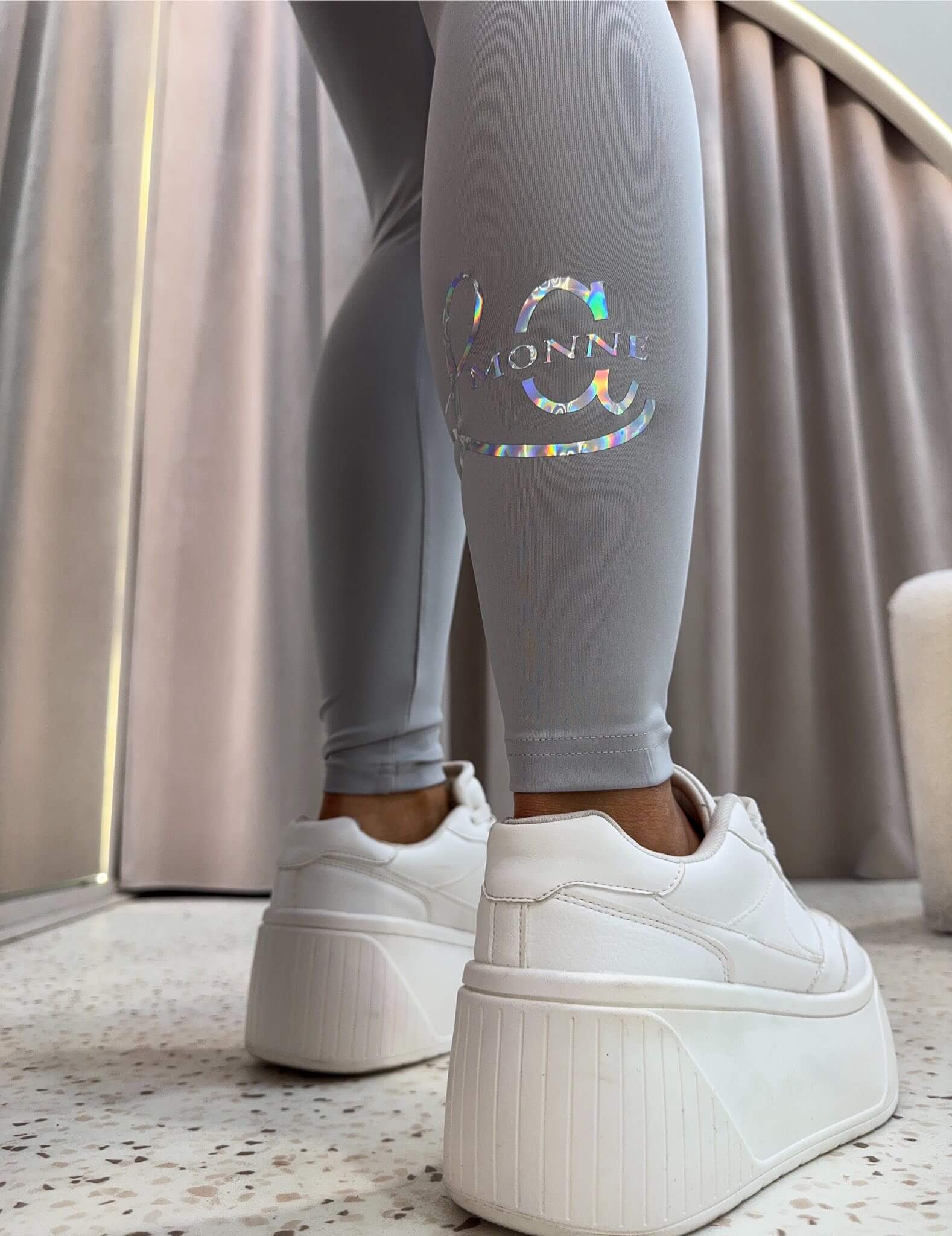 Komplet damski LAMONNE HOLO szary - obrazek 5