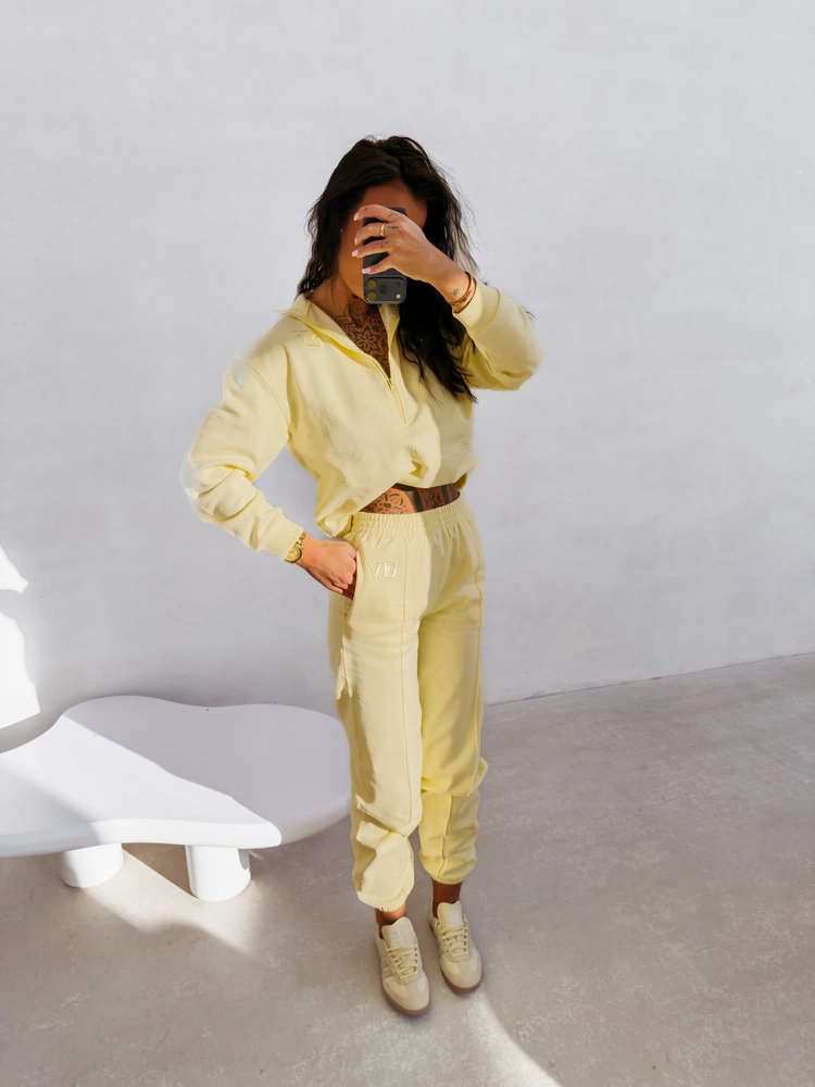 Komplet damski OLAVOGA BLOOM żółty - obrazek 3