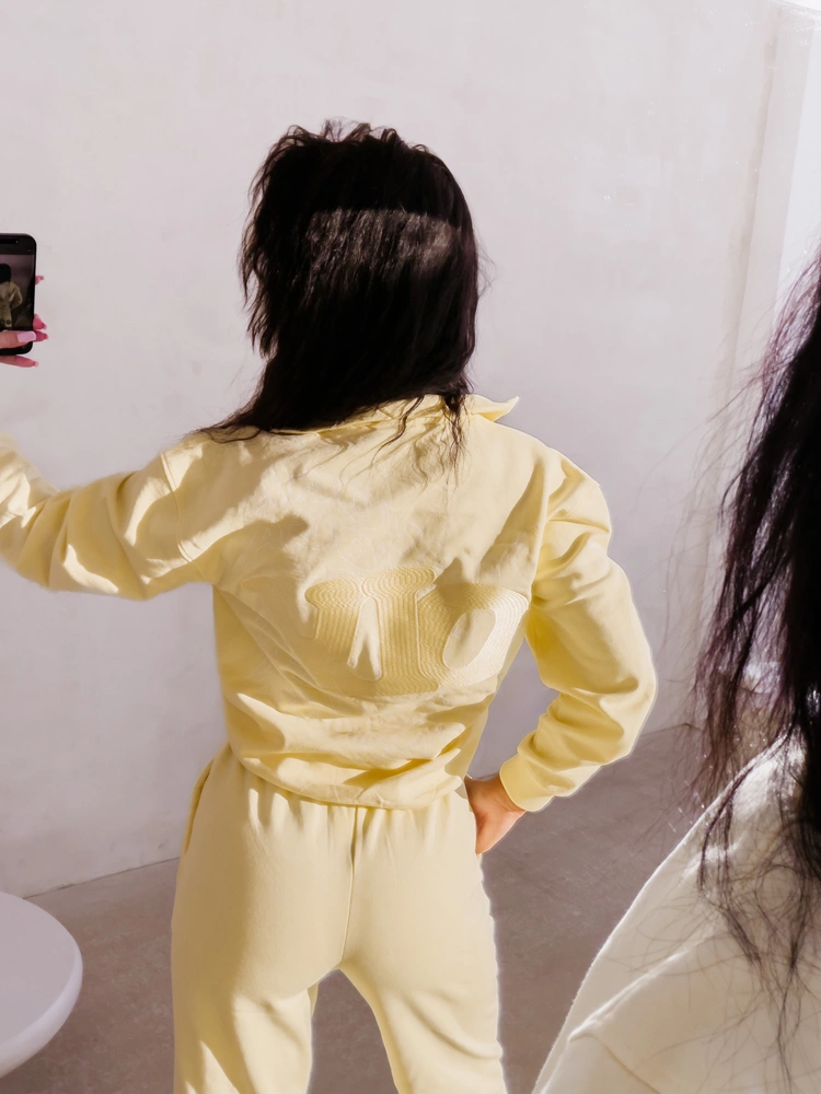 Komplet damski OLAVOGA BLOOM żółty - obrazek 2