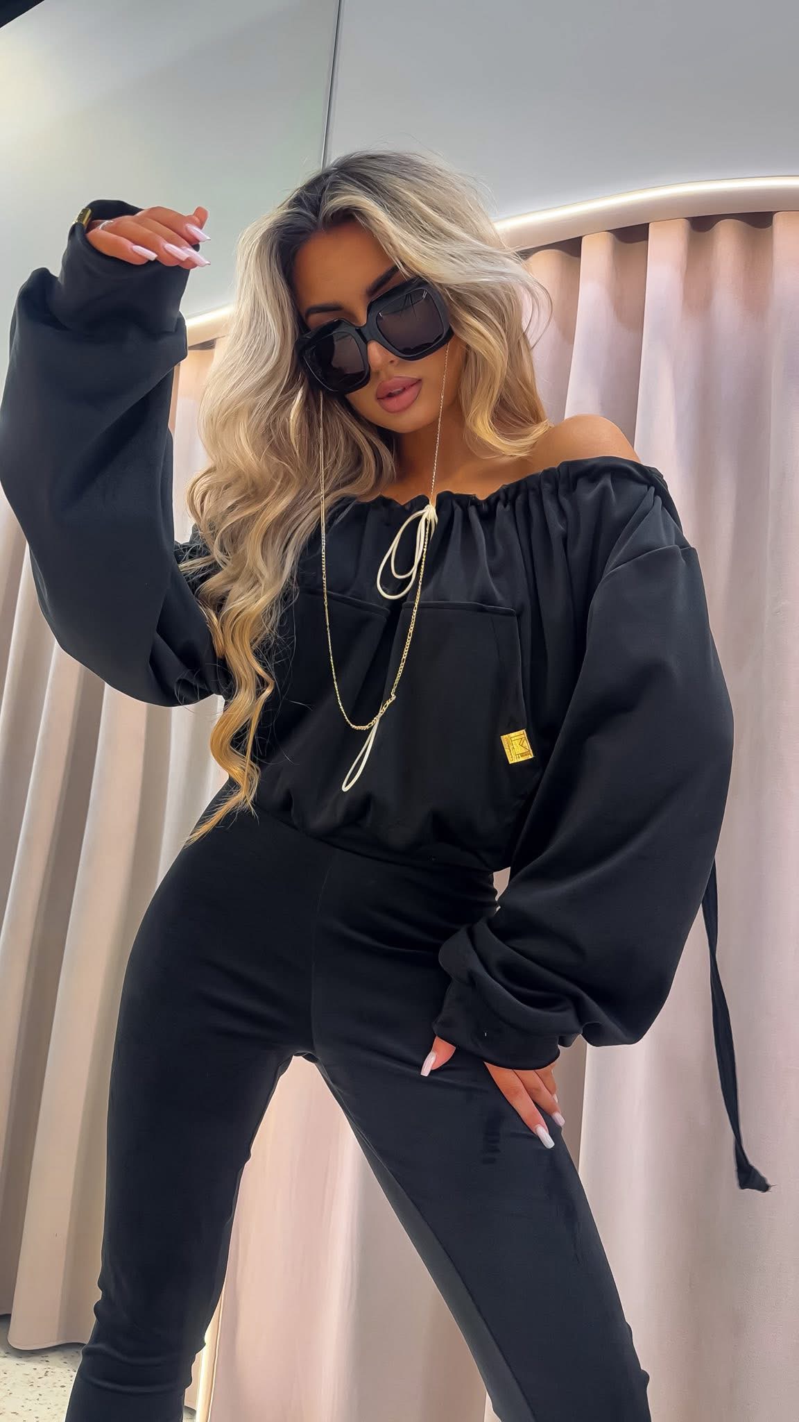 Komplet damski LAMONNE CHILL czarny - obrazek 4