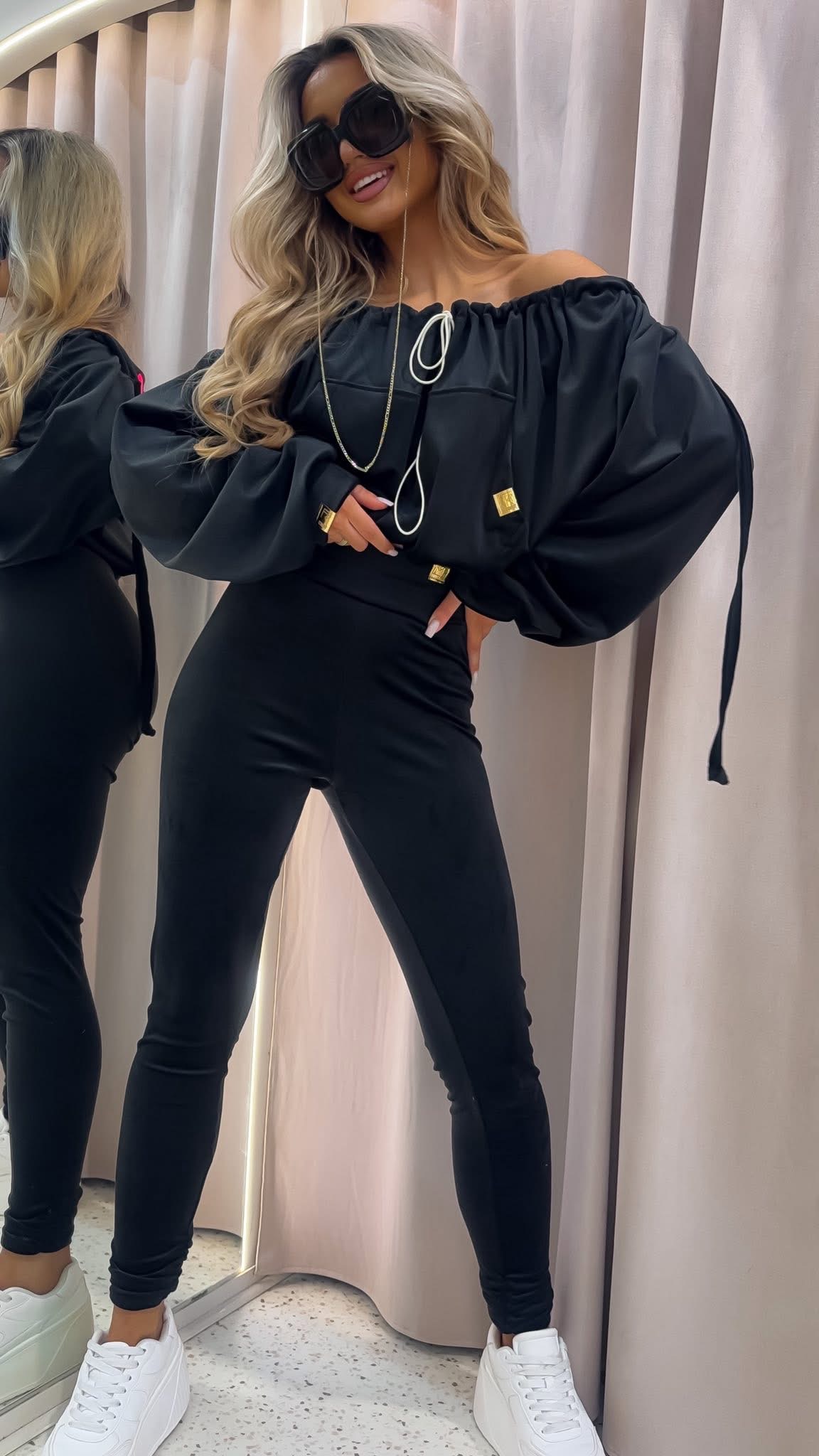 Komplet damski LAMONNE CHILL czarny - obrazek 2