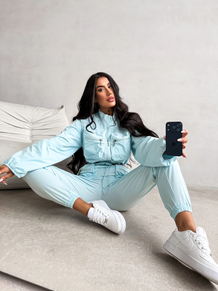 Komplet damski OLAVOGA WOELE miętowy