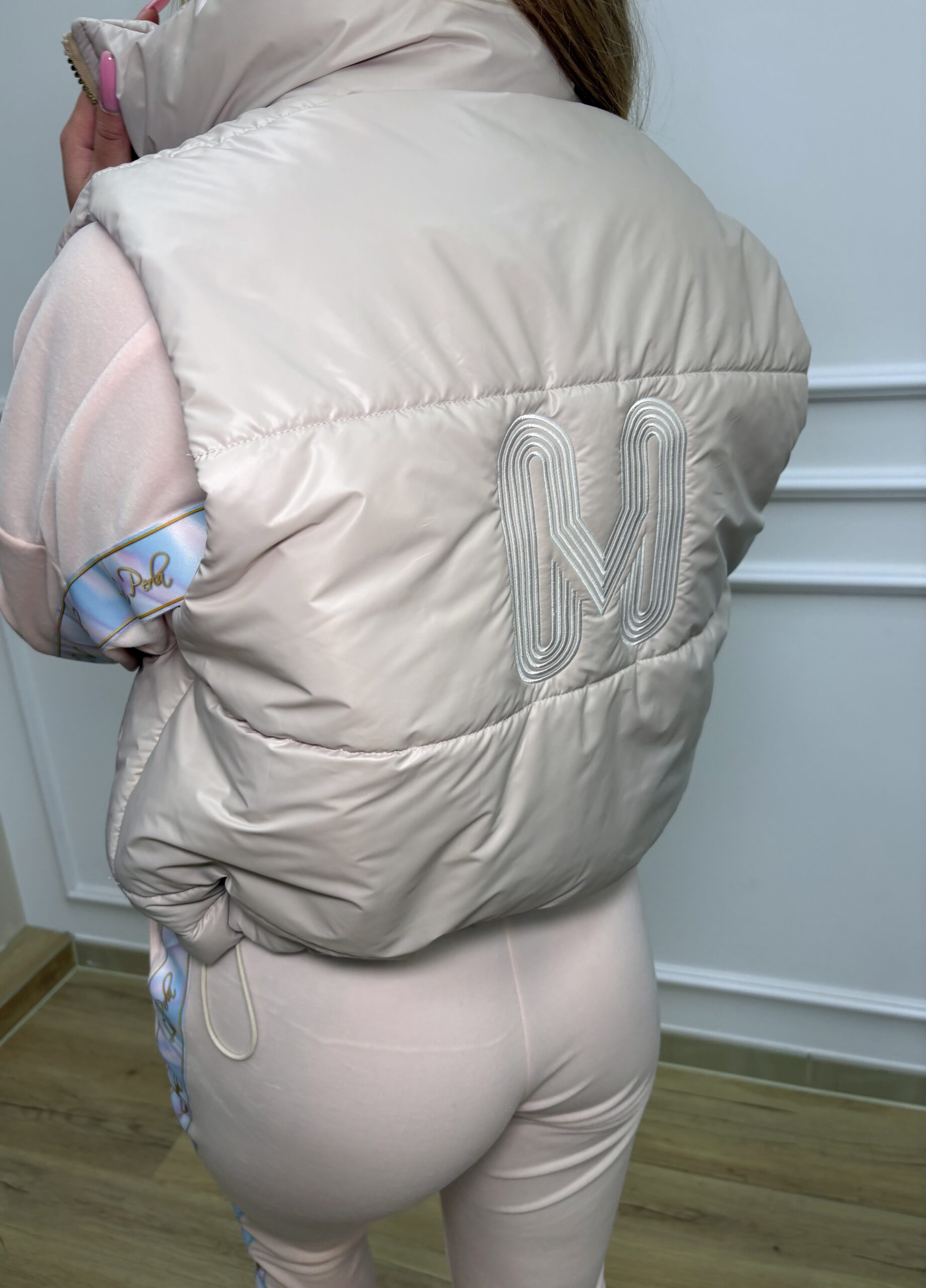 Kamizelka MIA MAISON - beżowa - obrazek 3