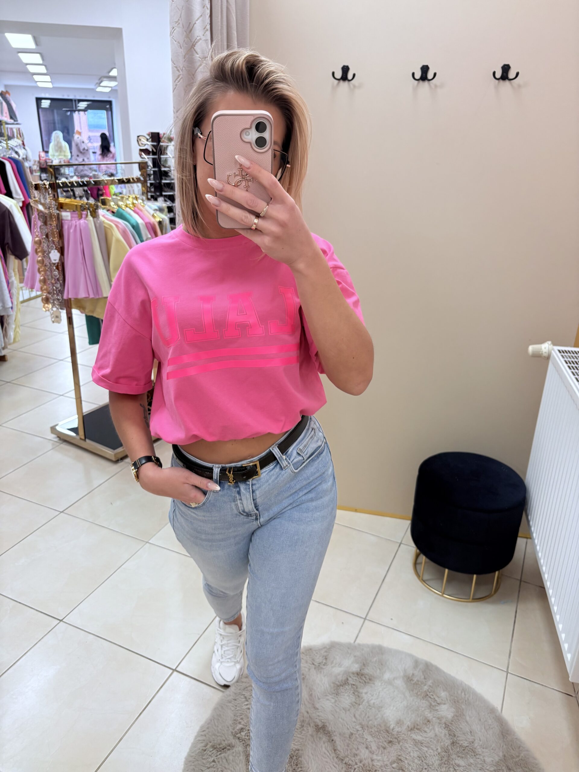 T-shirt crop top LALU - obrazek 2