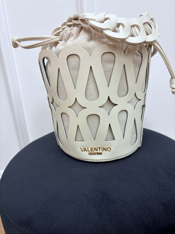 Torebka damska bucket bag - beżowa