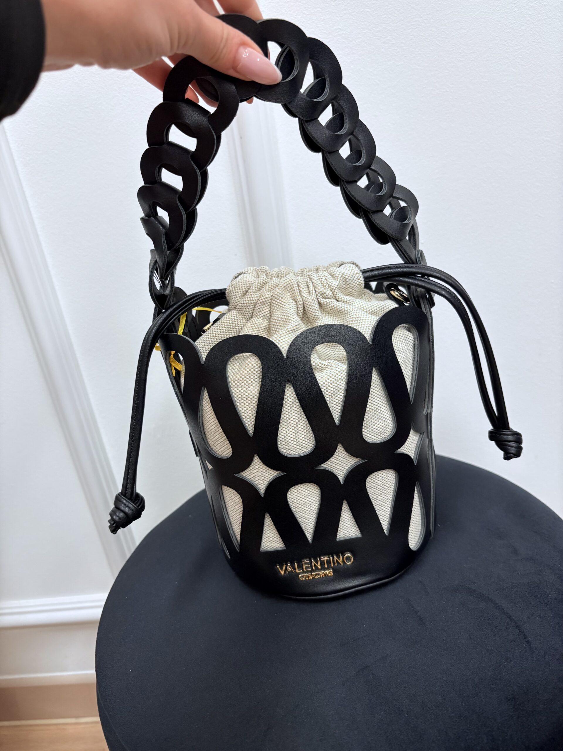 Torebka damska bucket bag- czarna