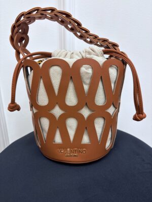Torebka damska bucket bag- camel